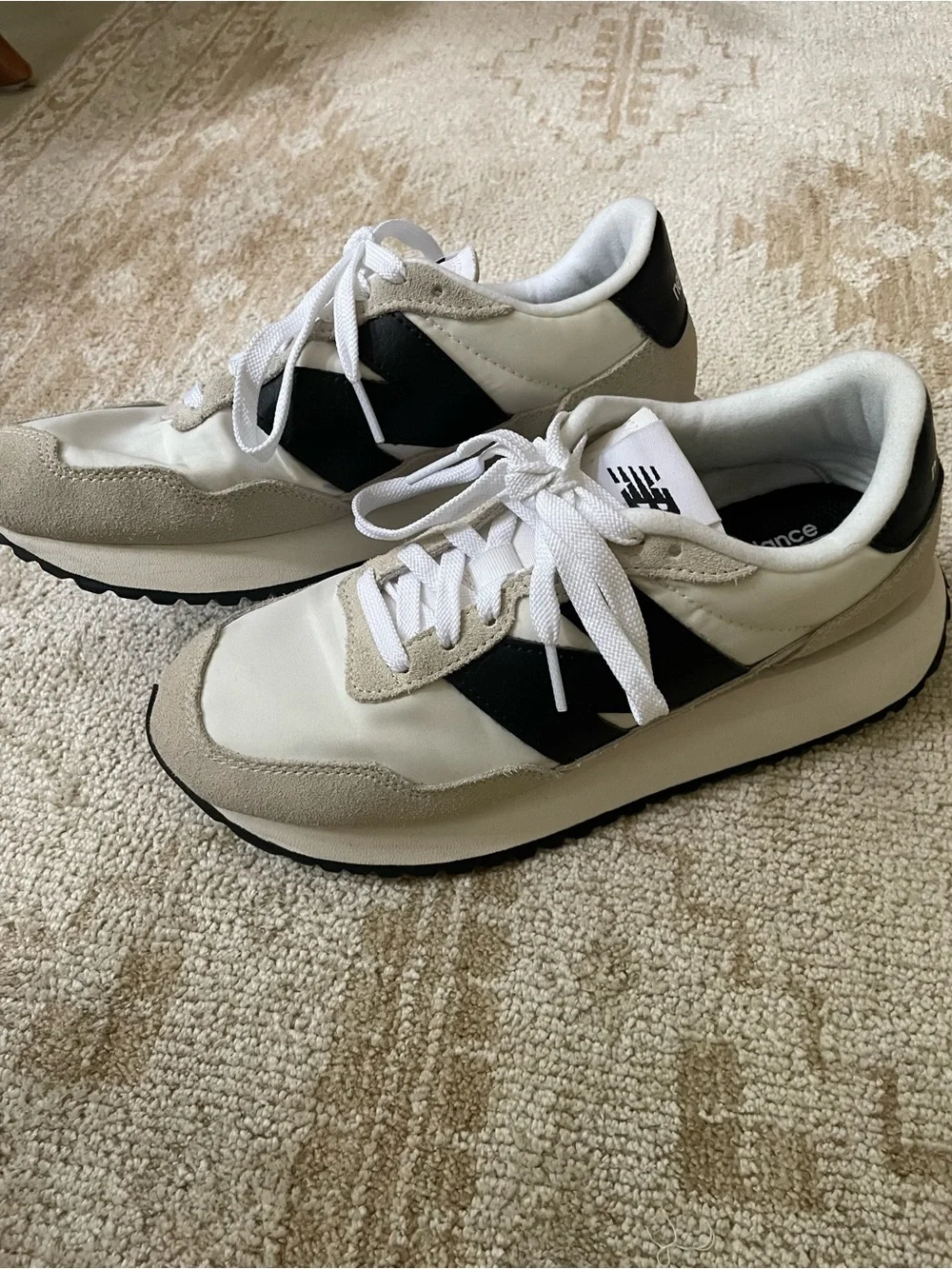 New Balance worn only